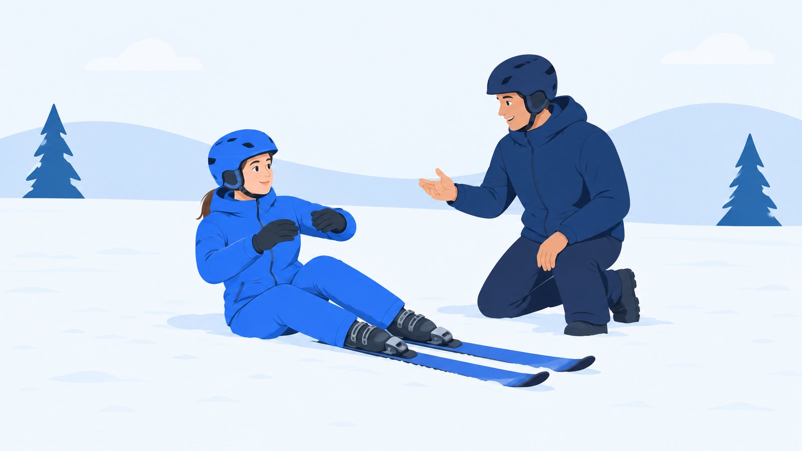 Как падать на лыжах: безопасная техника, которую стоит освоить первой
